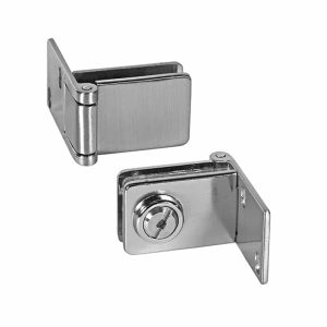 CF01174C die-cast metal glass central hinge