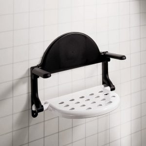 CO00Q10 plastic folding seat with backrest