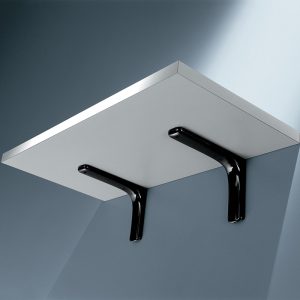 MS01100 die-cast metal shelf bracket
