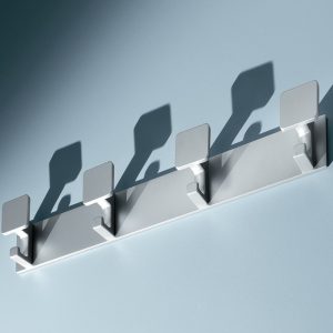 PA01273 die-cast metal multiple coat hook